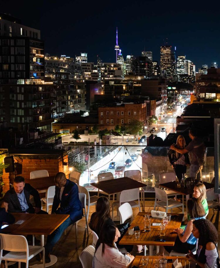 The Rooftop Toronto East End Restaurant The Broadview Hotel