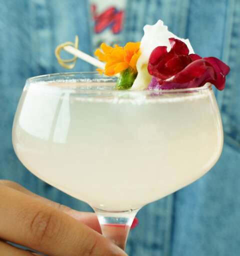 close-up of a cocktail